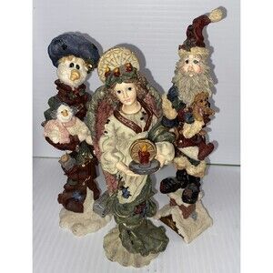 Boyd's Collection Christmas Figures, Illumina, Sliknick, Nanny, W/Boxes